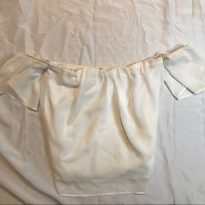 Off the shoulder crop top